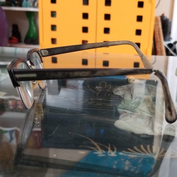 VTG Universal Cat Eye 12K Gold 1950s Glasses - Picture 8 of 8